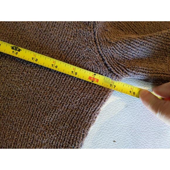 Sonoma Life + Style Women's Small Brown 3 Button Pullover Long Sleeve Sweater - Picture 5 of 7